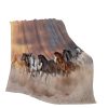 Sleepwish Flannel Fleece Blanket Super Soft Running Horses Throw Blanket for Bed Couch Chair, 50x60" - Image 9