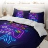 Sleepwish 3 Pieces Psychedelic Alien Printed Bedding Duvet Cover Set Full for Kids Hippie Bedroom Decor - Image 26