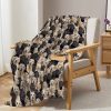 Sleepwish Flannel Fleece Blanket German Shepherd Dog Throw Blanket for Bed Couch Chair, 50x60" - Image 12