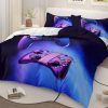 Sleepwish 3 Pieces Psychedelic Alien Printed Bedding Duvet Cover Set Full for Kids Hippie Bedroom Decor - Image 11