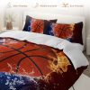 Sleepwish Basketball Blue Duvet Cover Set for Boys Microfiber Sports Bedding Twin 3 Piece - Image 7