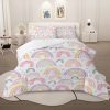 Sleepwish 3 Pieces Mushroom Decoration Queen Comforter Set Pastoral Bedding Set - Image 9