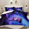 Sleepwish 3 Pieces Psychedelic Alien Printed Bedding Duvet Cover Set Full for Kids Hippie Bedroom Decor - Image 9