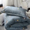 Sleepwish 3 Pieces Gray Lazy Cat Duvet Cover Set Twin for Kids Soft Bedding Set - Image 18