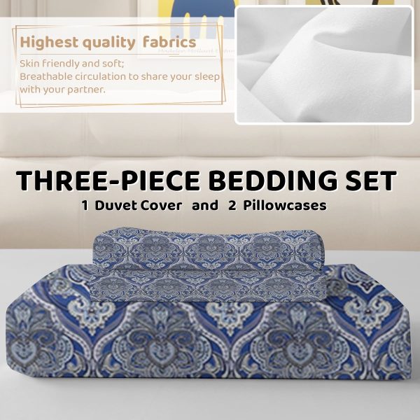 Sleepwish 3 Pieces Black Meteor Shower Printed Bedding Duvet Cover Set Queen for Kids Girls Bedroom Decor