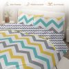 Sleepwish 3 Pieces Retro Stripe Duvet Cover Set Full for Kids Soft Classical Black Grey Bedding Set - Image 12