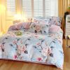 Sleepwish 3 Pieces Pink Big Flowers Duvet Cover Set Queen for Teens Soft Bedding Set - Image 2