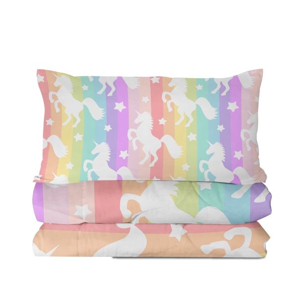 Sleepwish 3 Pieces Unicorn King Comforter Set Soft Bedding Set All Seasons Down Alternative
