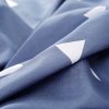 Sleepwish 3 Pieces Blue Geometric Stripes Duvet Cover Set Queen for Teens Soft Bedding Set - Image 4