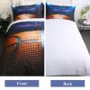 Sleepwish 3 Pieces Soft Duvet Cover Set for Boys with 2 Pillow Cases Basketball Pattern,Twin Size - Image 7