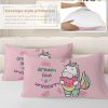 Sleepwish Pink Unicorn Duvet Cover Set Queen for Kids 3Pcs Bedding Set for Girls - Image 5