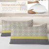 Sleepwish 3 Pieces Geometric Printed Bedding Duvet Cover Set King for Adults Brown Yellow Bedroom Decor - Image 20