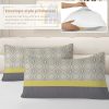 Sleepwish 3 Pieces Gray Yellow Bedding Duvet Cover Set Twin for Kids Vintage Bedroom Decor - Image 5