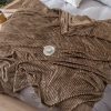 Sleepwish Solid Brown Fleece Flannel Throw Blanket for Kids Teens 28"x40" Fuzzy Soft - Image 4