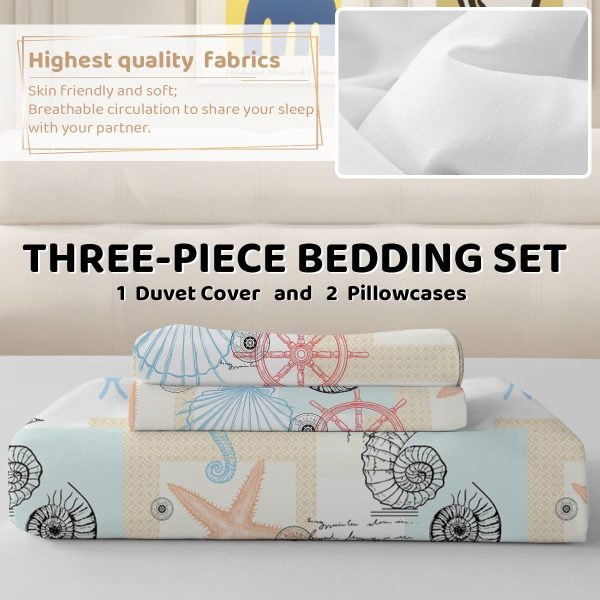 Arightex 3 Pieces Purple Flowers Printed Bedding Duvet Cover Set King for Adults Girls Bedroom Decor