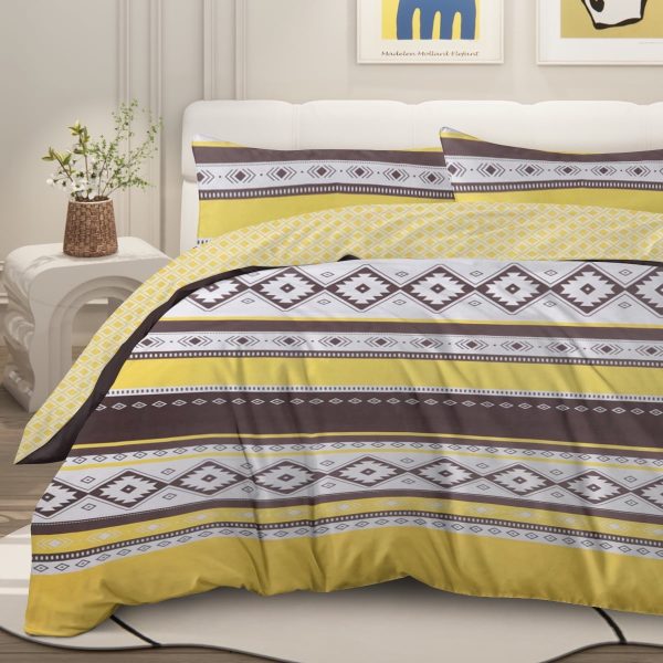Sleepwish 3 Pieces Blue Meteor Shower Printed Bedding Duvet Cover Set Queen for Kids Girls Bedroom Decor