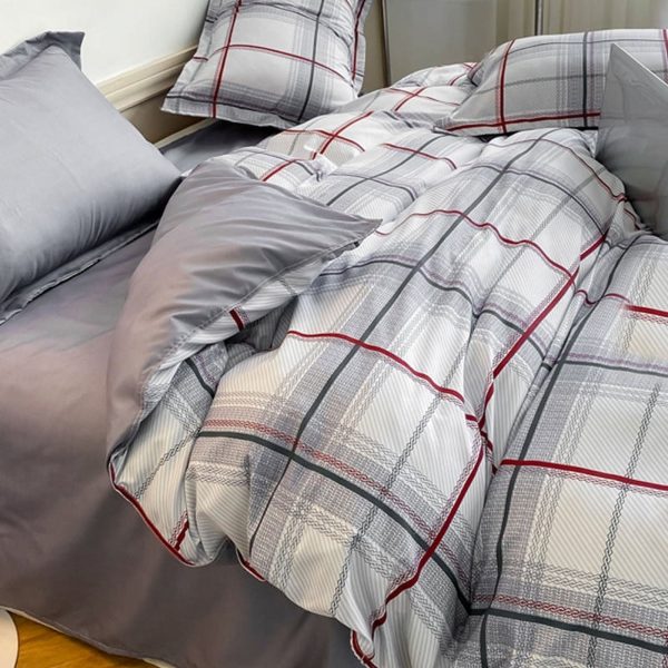 Arightex 3 Pieces Romantic Little Flower Duvet Cover Set Queen for Teens Soft Bedding Set Red Yellow