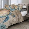 Arightex 3 Piece Twin Size Duvet Cover Set, Tortoise Sea Turtle Printed Bedding Gifts for Kids Teens - Image 2