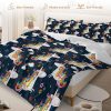 Sleepwish 3 Pieces Unicorn Twin Comforter Set Soft Bedding Set for Kids Blue All Seasons - Image 3