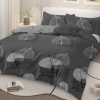 Sleepwish 3 Pieces Broad Leaves Printed Duvet Cover Set King for Adults Soft Bedding Set Green - Image 25