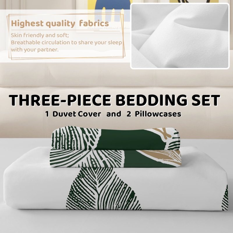 Sleepwish 3 Pieces Sunflower Printed Duvet Cover Set Twin for Kids Soft Yellow Bedding Set - Image 35