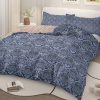Sleepwish 3 Pieces Geometric Printed Bedding Duvet Cover Set King for Adults Brown Yellow Bedroom Decor - Image 10