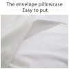 Sleepwish 3 Pieces Tufted Duvet Cover Set King Microfiber Soft White Comforter Cover Set - Image 2