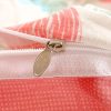 Sleepwish 3 Pieces Pink Strawberry Duvet Cover Set King for Girls Soft Floral Bedding Set - Image 13