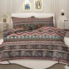 Sleepwish 3 Pieces Bohemian Pattern Bedding Duvet Cover Set Twin for Kids Green Bedroom Decor - Image 16