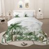 Sleepwish 3 Pieces Coconut Tree Comforter Set Twin for Kids Banana Tree Bedding Set Down Alternative - Image 9