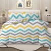 Sleepwish 3 Pieces Retro Stripe Duvet Cover Set Full for Kids Soft Classical Black Grey Bedding Set - Image 9