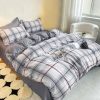 Sleepwish 3 Pieces Gray Lazy Cat Duvet Cover Set Twin for Kids Soft Bedding Set - Image 8