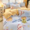 Sleepwish 3 Pieces Pink Strawberry Duvet Cover Set King for Girls Soft Floral Bedding Set - Image 21