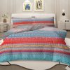 Sleepwish 3 Pieces Bohemian Pattern Bedding Duvet Cover Set Full for Kids Green Bedroom Decor - Image 23