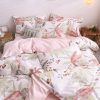 Sleepwish 3 Pieces Pink Big Flowers Duvet Cover Set Queen for Teens Soft Bedding Set - Image 34