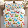 Sleepwish Kid Duvet Cover Boys Twin Bed Cover Set,Dinosaur Bedding Set with 2 Pillowcases No Comforter - Image 28