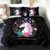 Sleepwish 4 Piece Alien Comforter Set Full Tie Dye with Psychedelic Alien Abstract Bedding Set for Boys - Image 8