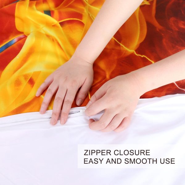 Sleepwish Basketball Bedding Set Full Sports Duvet Cover Set for Boys Microfiber, 3 Piece