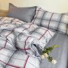 Sleepwish 3 Pieces Gray Lazy Cat Duvet Cover Set Twin for Kids Soft Bedding Set - Image 11