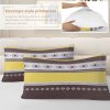 Sleepwish 3 Pieces Geometric Printed Bedding Duvet Cover Set King for Adults Brown Yellow Bedroom Decor - Image 5