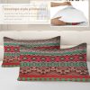 Sleepwish 3 Pieces Bohemian Pattern Bedding Duvet Cover Set Full for Kids Green Bedroom Decor - Image 13