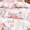 Sleepwish 3 Pieces Pink Big Flowers Duvet Cover Set Queen for Teens Soft Bedding Set - Image 36