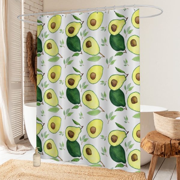 Sleepwish Marine Life Waterproof Shower Curtain for Bathroom with 12 Hooks, 72x72"