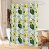 Sleepwish Avocado Waterproof Shower Curtain for Bathroom with 12 Hooks, 72x72" - Image 5