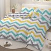 Sleepwish 3 Pieces Retro Stripe Duvet Cover Set Full for Kids Soft Classical Black Grey Bedding Set - Image 11