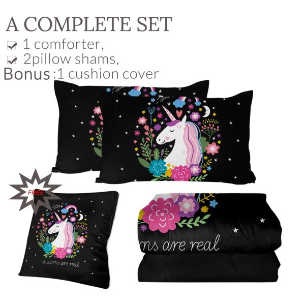 Sleepwish 4 Piece Alien Comforter Set Full Tie Dye with Psychedelic Alien Abstract Bedding Set for Boys