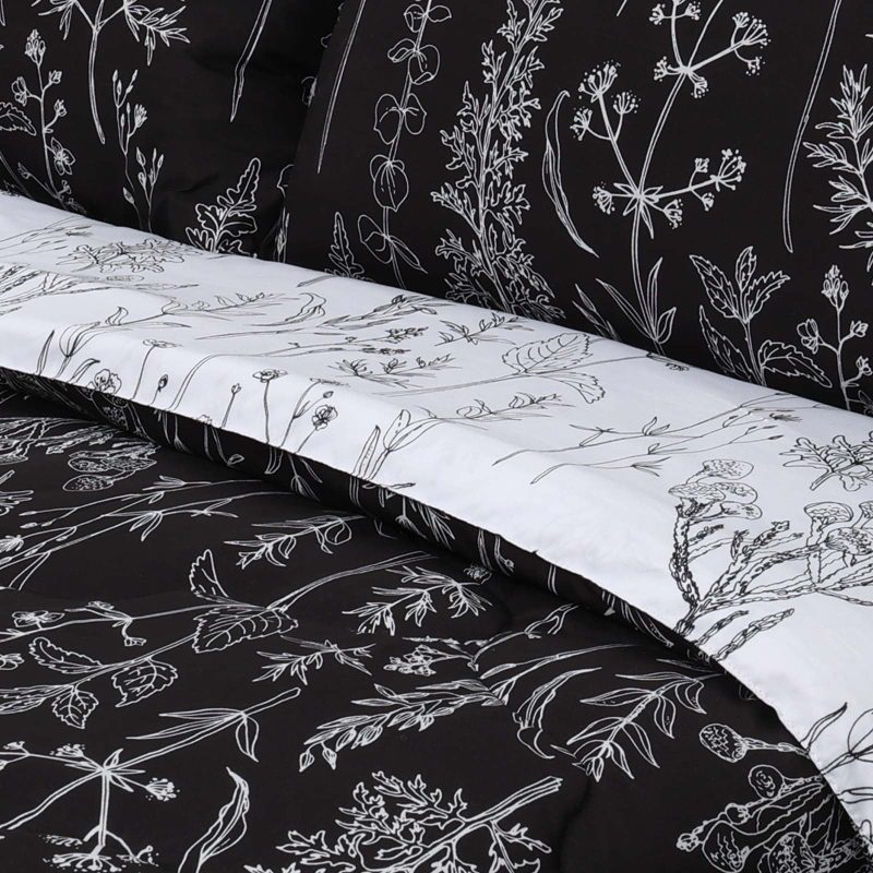 Sleepwish 3 Pieces Ultra Soft Comforter Set Microfiber Full Size,Gray - Image 14