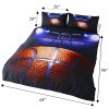 Sleepwish 3 Pieces Soft Duvet Cover Set for Boys with 2 Pillow Cases Basketball Pattern,Twin Size - Image 6