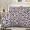 Sleepwish 3 Pieces Orange Blue Boho Pattern Bedding Duvet Cover Set King for Adults Bedroom Decor - Image 32