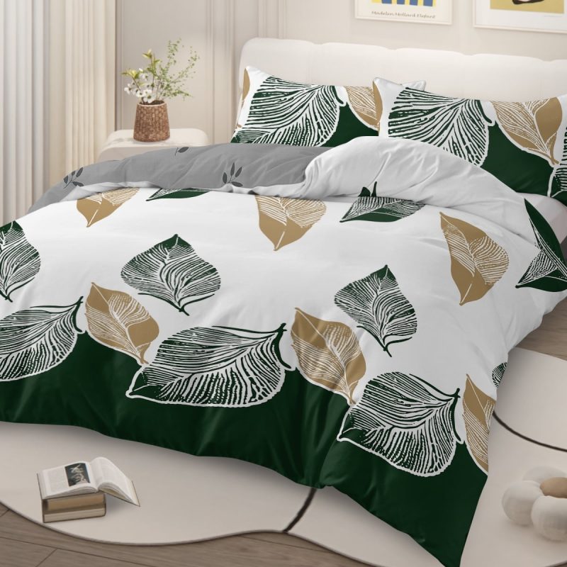 Sleepwish 3 Pieces Sunflower Printed Duvet Cover Set Twin for Kids Soft Yellow Bedding Set - Image 32